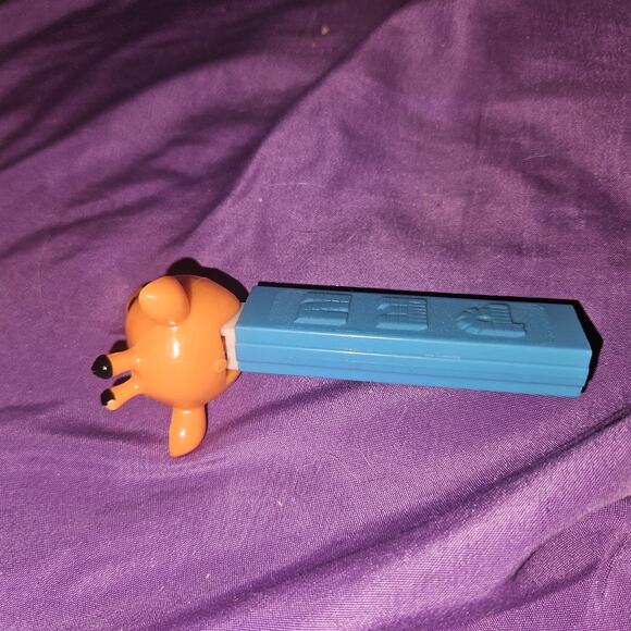RARE Vintage 1968 Pez GIRAFFE Orange Teal Blue No Feet Dispenser Austria 3.4 - Picture 3 of 4